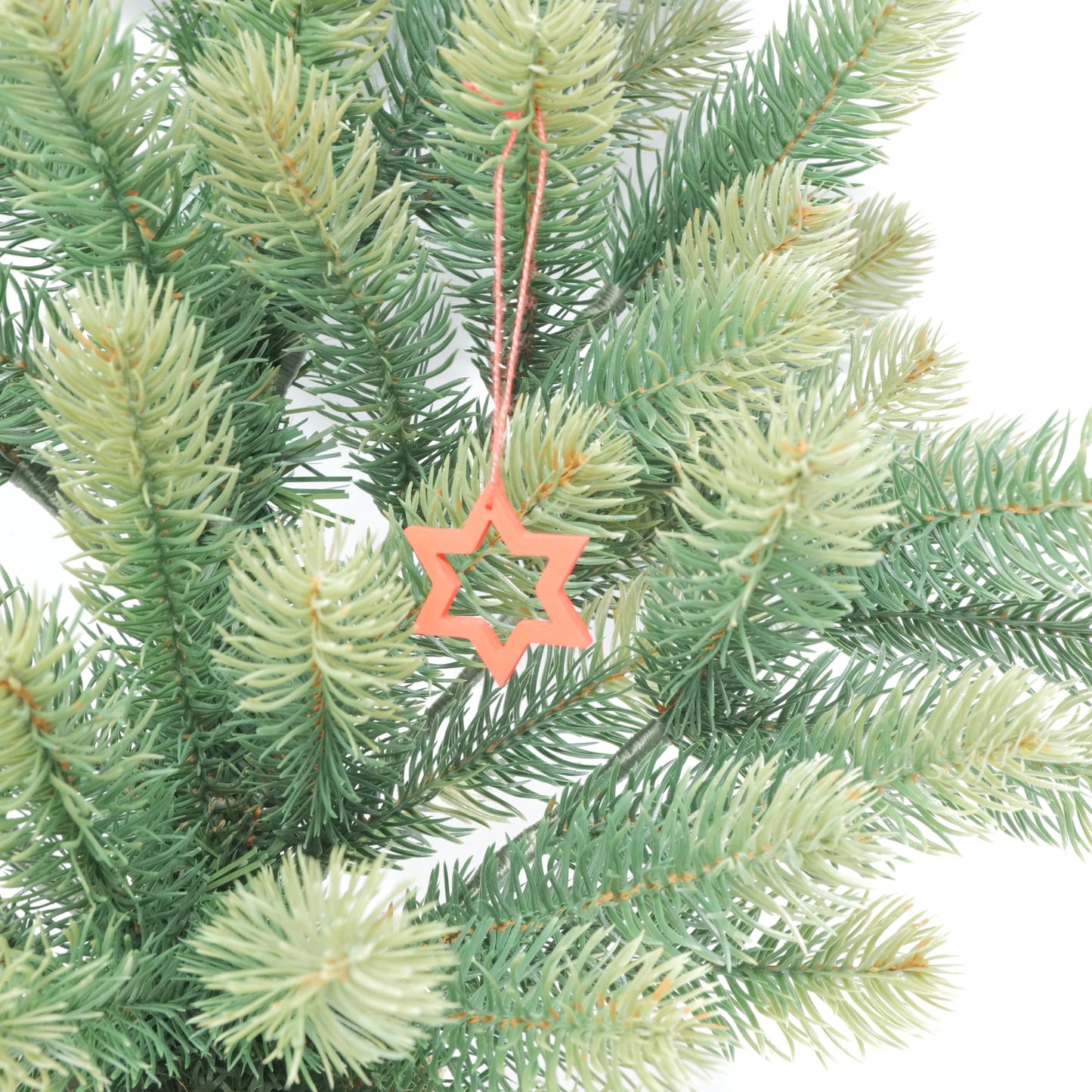 R-16 ミニオーナメント 切り抜き 星 赤