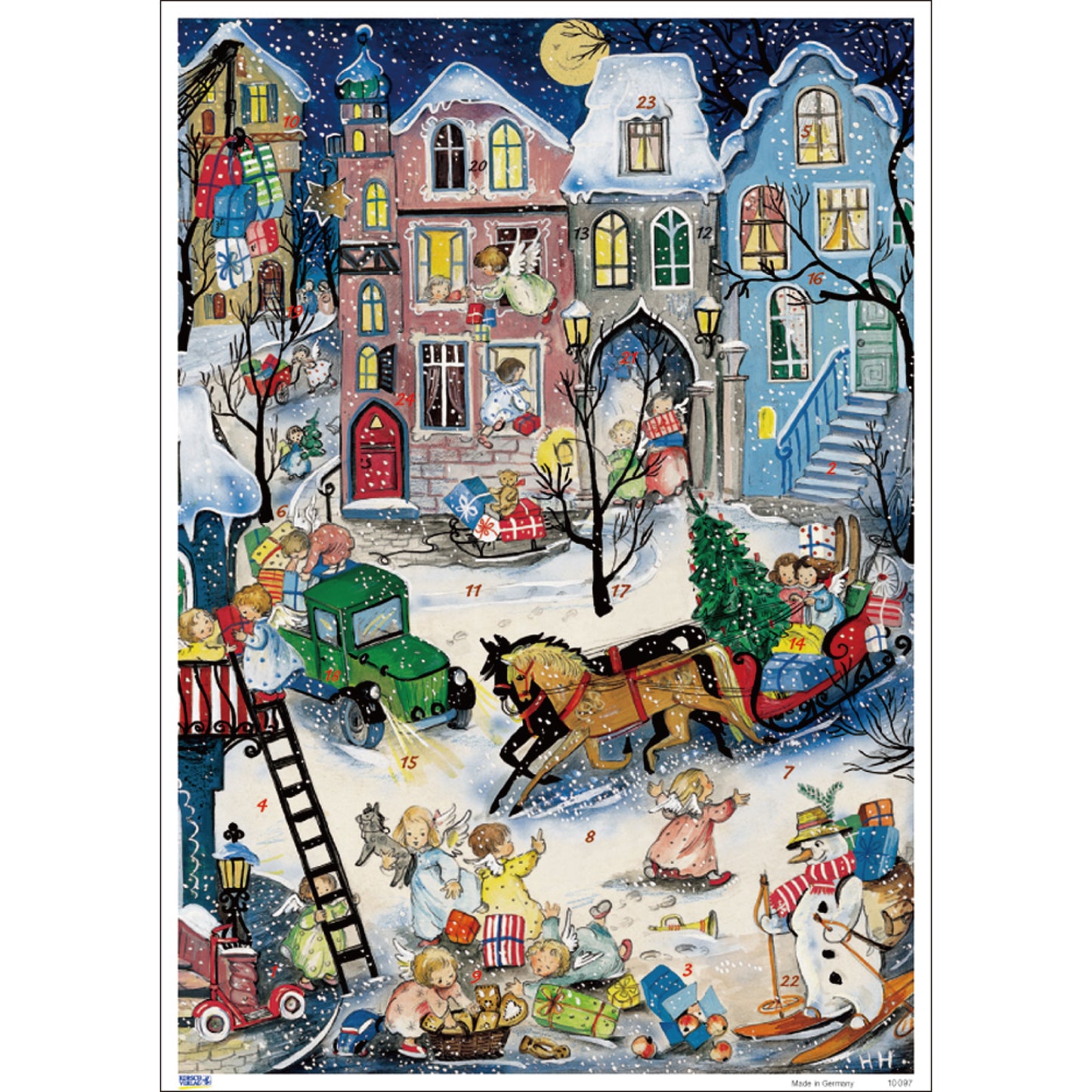 BJ-4 アドベントカレンダー 馬そり