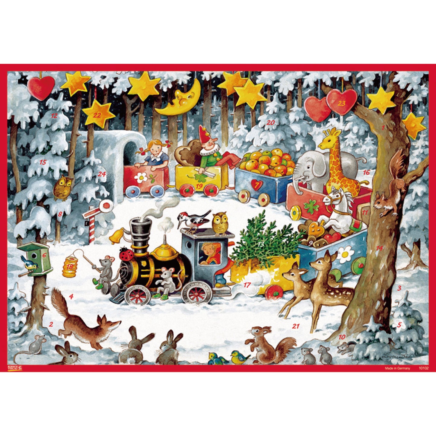 BJ-7 アドベントカレンダー 森の機関車