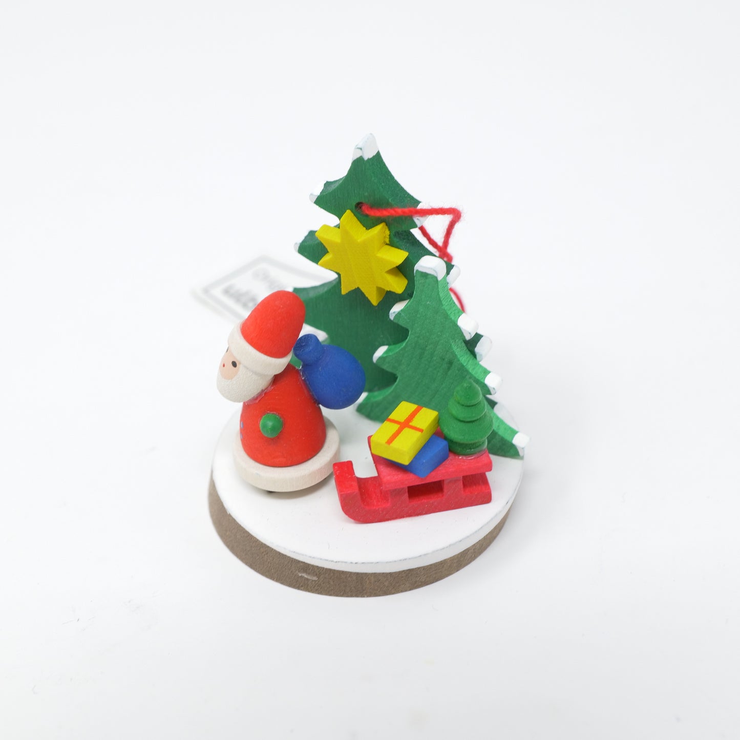 ERZ オーナメント 切り株とサンタ