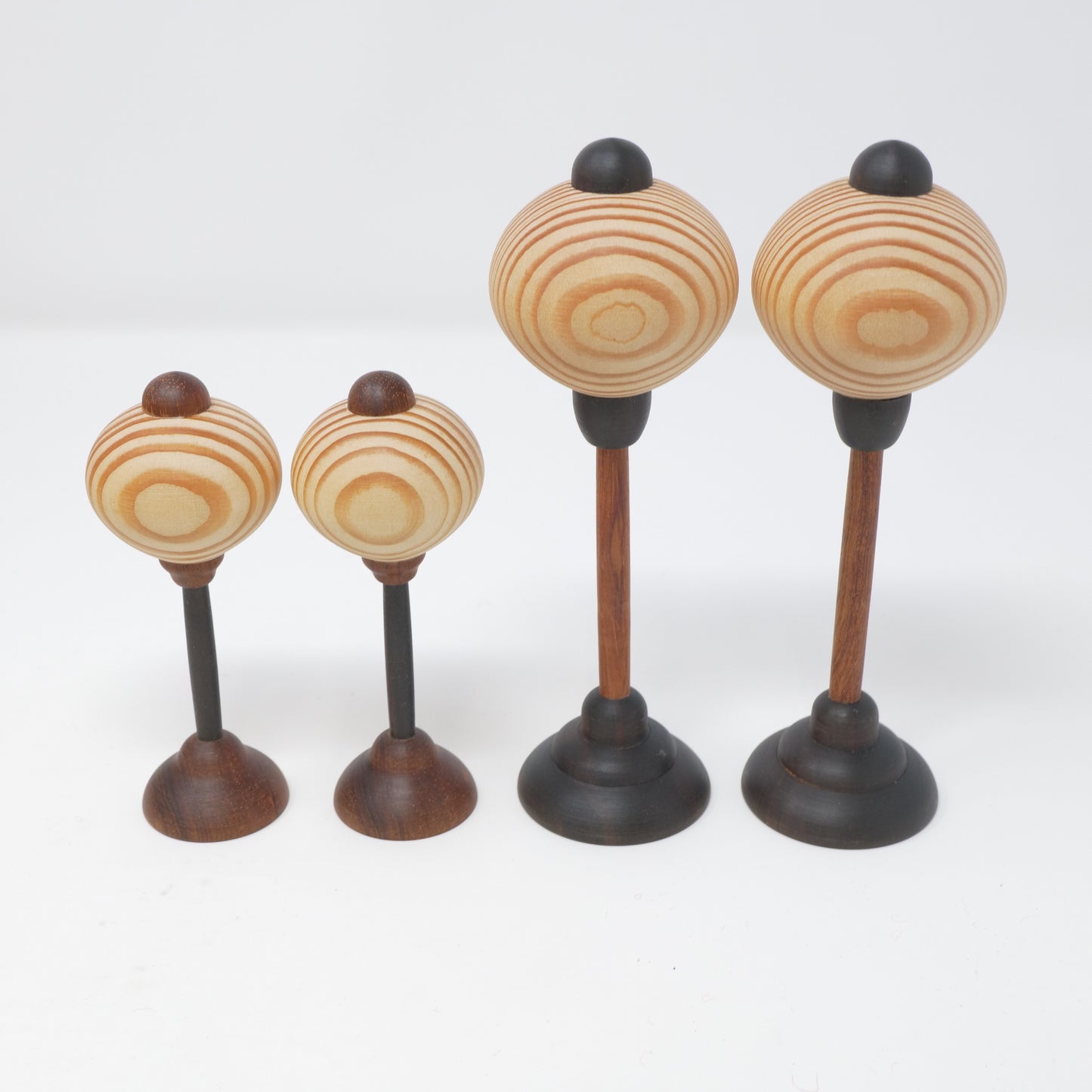 【ろくろ細工の三浦木地 :雛人形】ひな一段セット 特大 カリン(限定品)