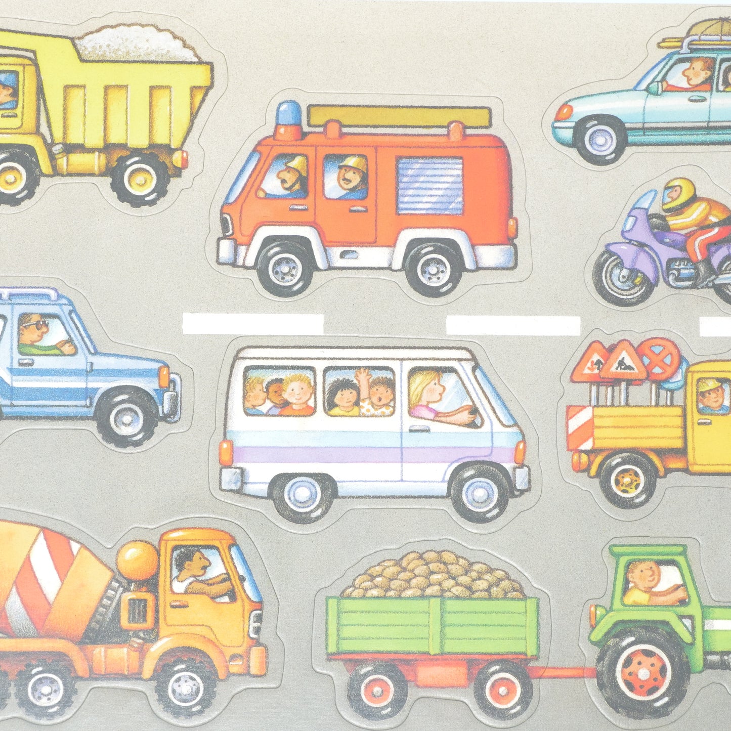 パネルパズル 10P くるま