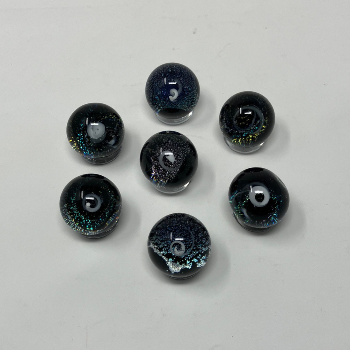 ビー玉 262 宇宙 渦 25mm 1個