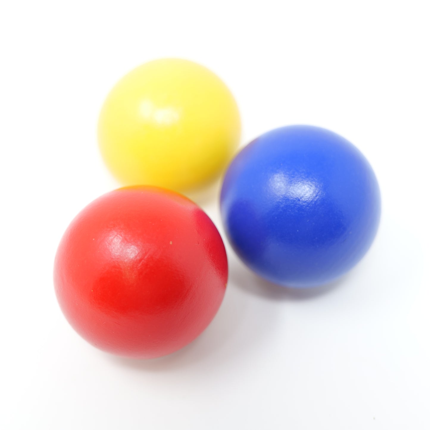 木玉 4.5cm カラー 赤 1個