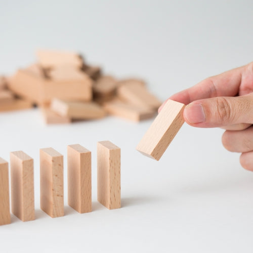 白木ドミノ (100枚入り)