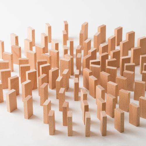 白木ドミノ (100枚入り)