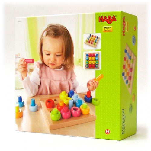 カラーリングのペグ遊び