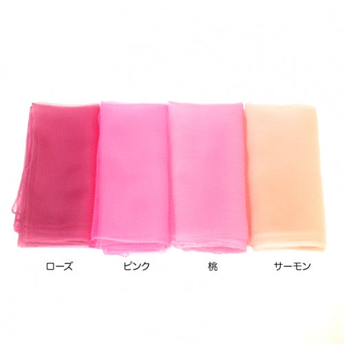 スカーフ 桃 (No.53)
