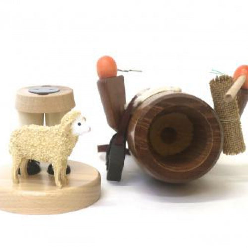 ドレゲノ 煙出し人形 羊飼い 茶色服 146/1423