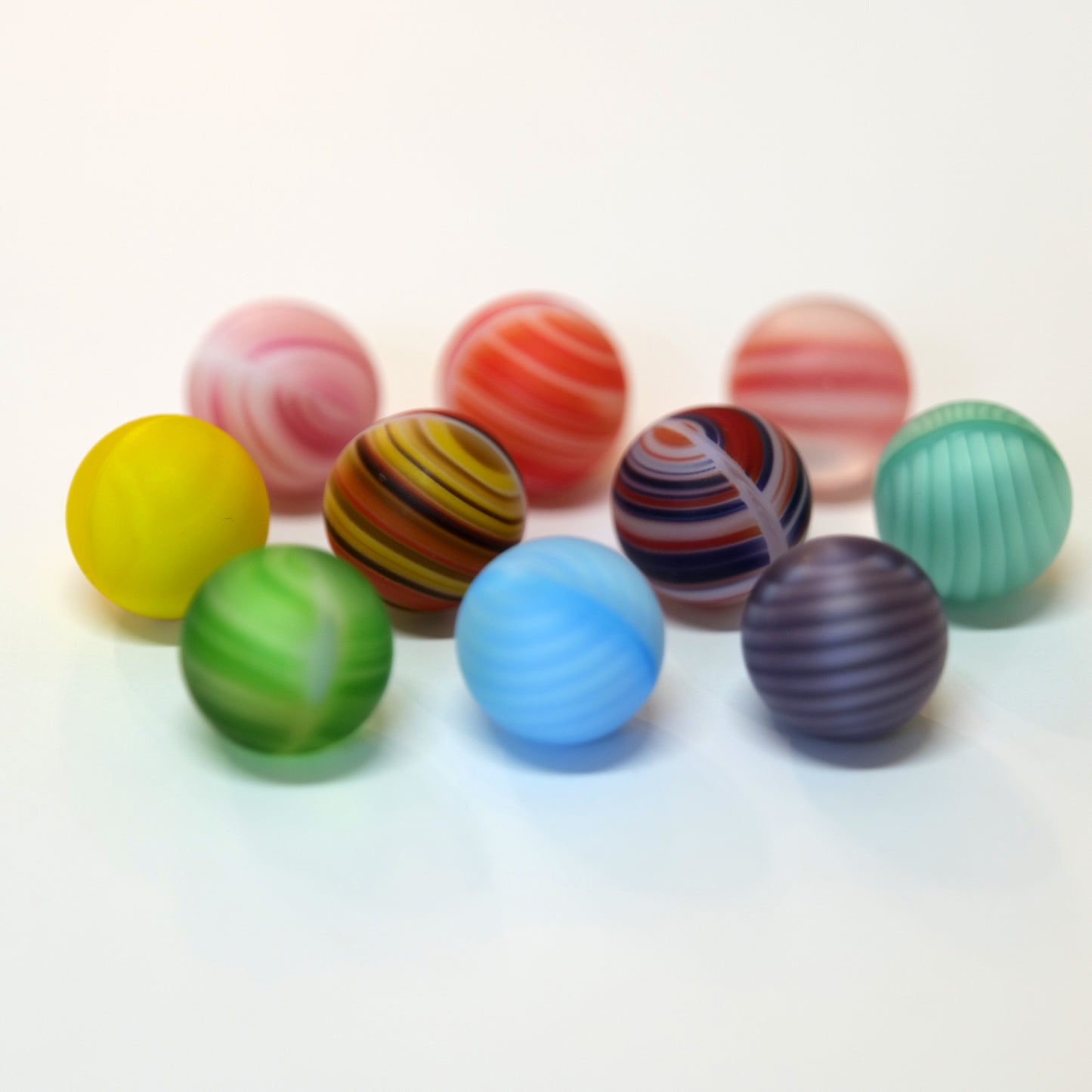 ビー玉 126 ボヘミアグラスマーブル 16mm ミント 1個