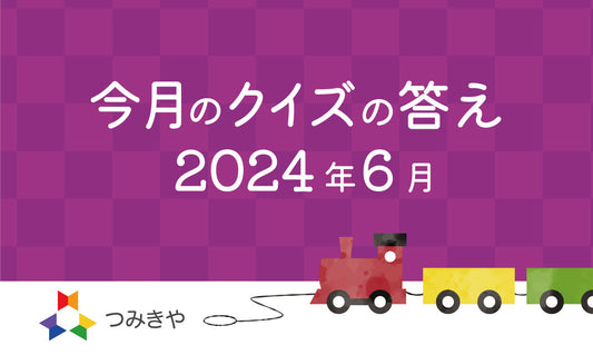 今月のクイズの答え  〜つみきやが積み木イベントを行ったことがない施設はどれ？〜（2024年6月）