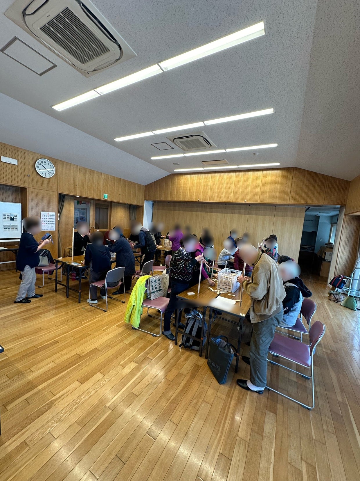 玄洋公民館で、シニアの方向け「てっぺんつみき」イベントを開催しました！