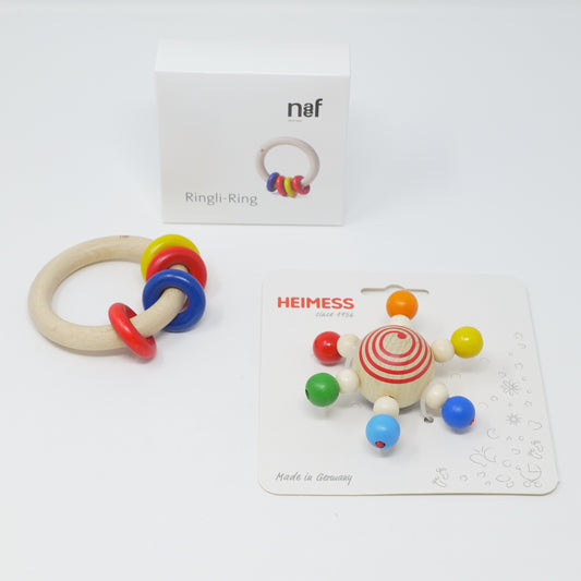 出産お祝い5,000円セット(リングリィリング+スターこま)