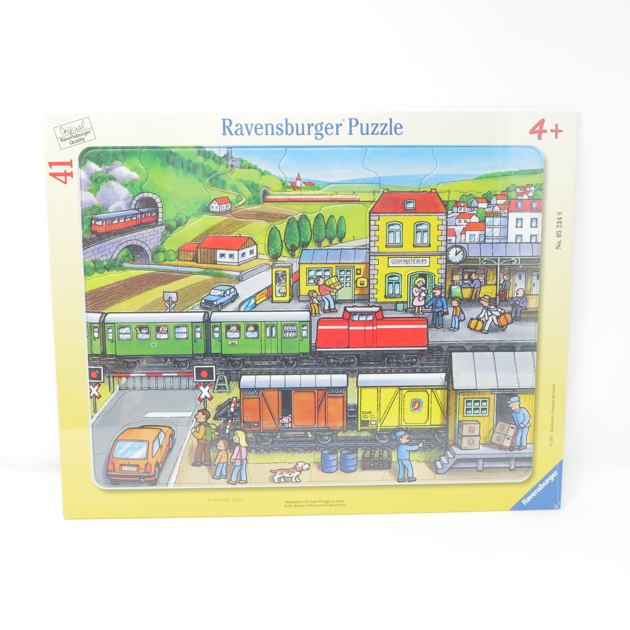 パネルパズル 41P 村の駅 ラベンスバーガー（ドイツ）｜つみきや〜より