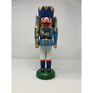 ドレゲノ くるみ割り人形 王様 青服 34cm