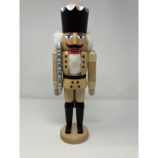 ドレゲノ くるみ割り人形 王様 ナチュラル 38cm