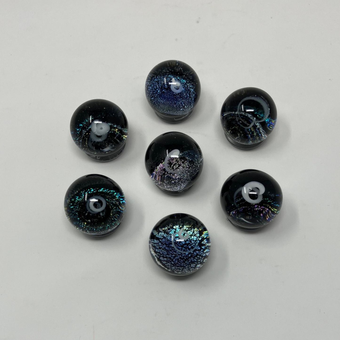 ビー玉 262 宇宙 渦 25mm 1個