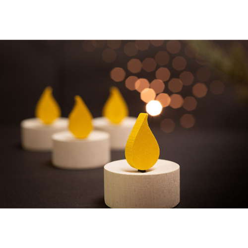 SP 木の丸ろうそく 1個