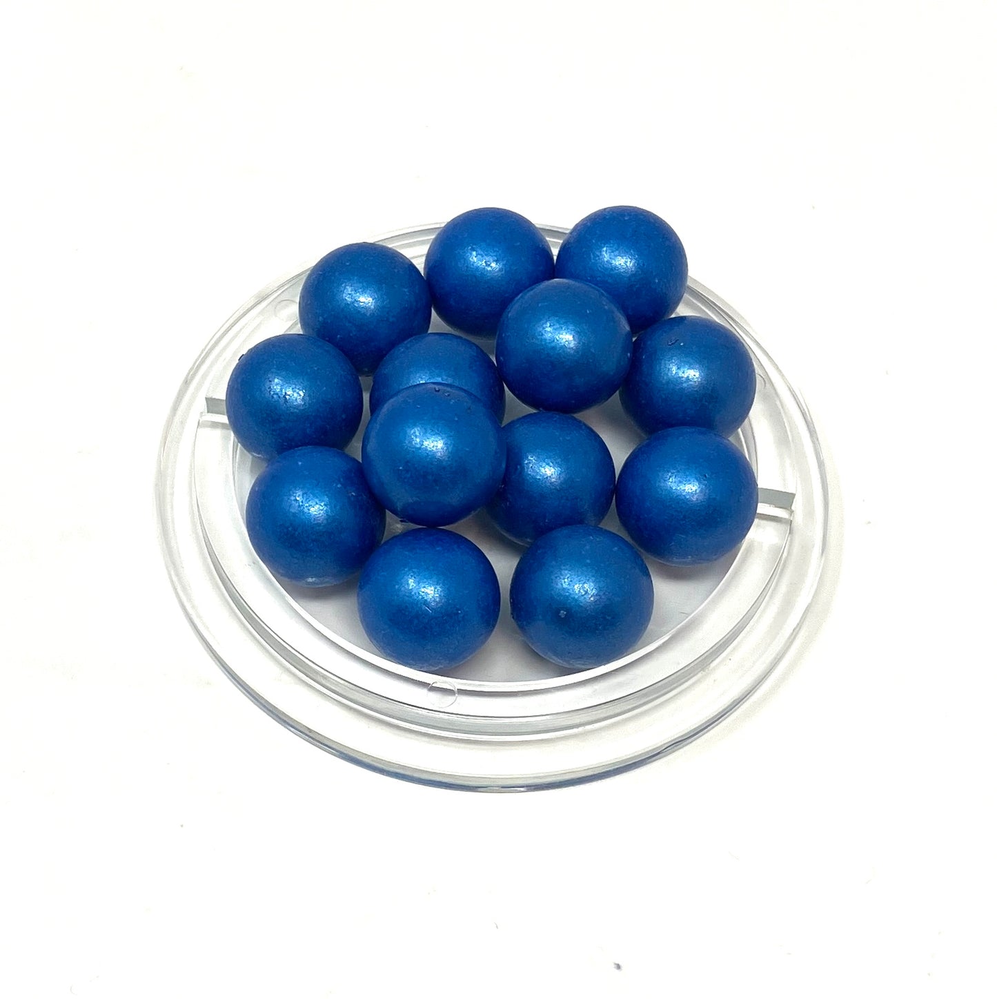 ビー玉 185 メタリック 青 16mm 1個