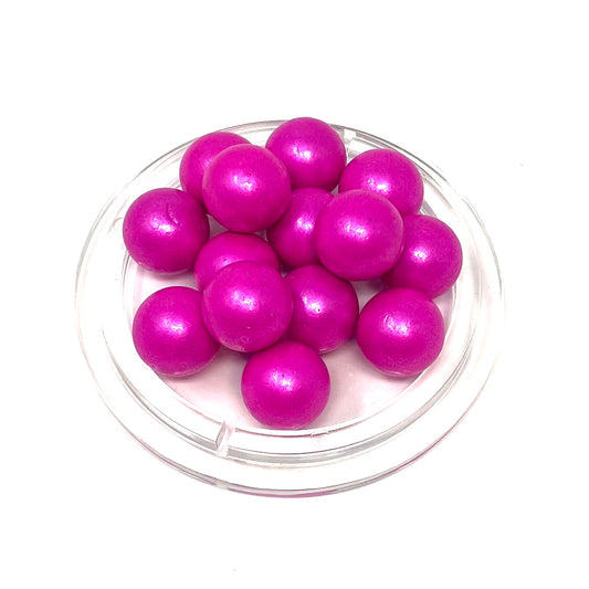 ビー玉 187 メタリック ピンク 16mm 1個