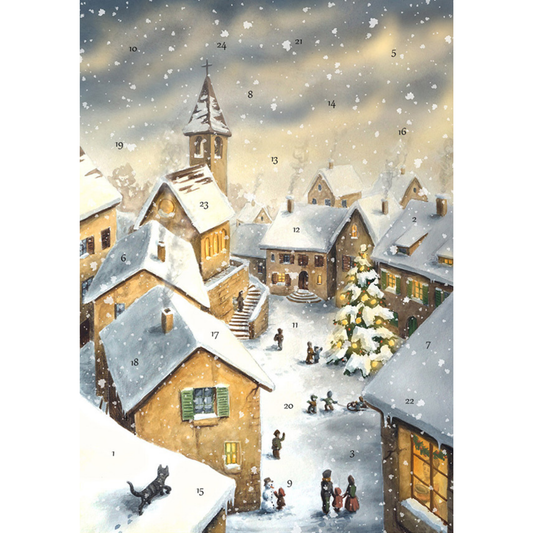 BJ-24 アドベントカレンダー・雪の降る町