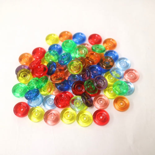 ボタンビーズ 透明