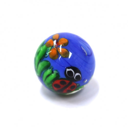 ビー玉 245 てんとう虫 22mm　1個