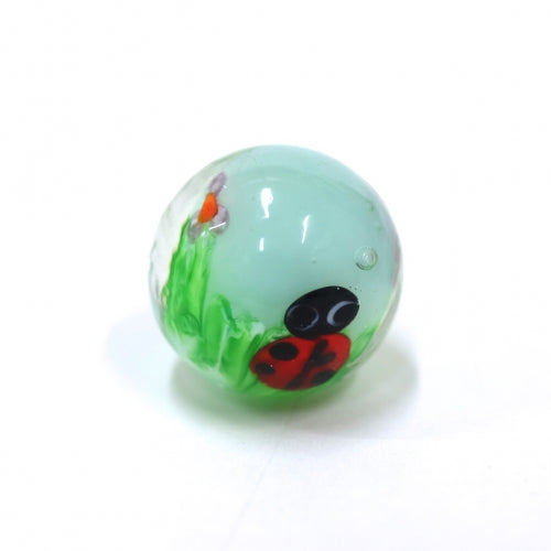 ビー玉 245 てんとう虫 22mm　1個